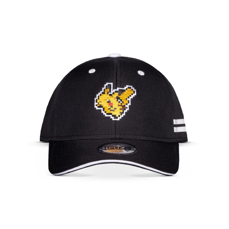 Difuzed Pokémon Pika Stripes Adjustable Cap - قبعة